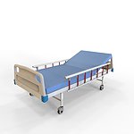 Медицинская кровать КМ-2 двухсекционная