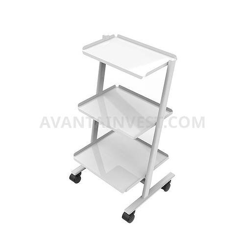 T-09 mobile stand for additional equipment with 3 shelves