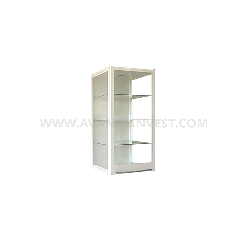 Glass locker with 3 shelves and inner highlighting (can be installed on any of stationary modules)