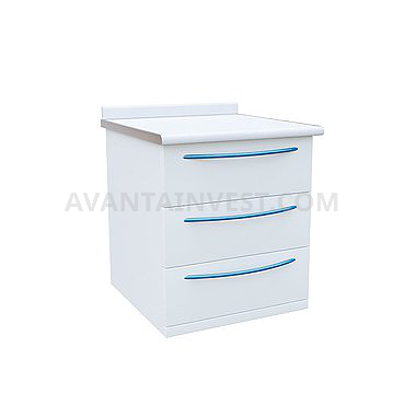 Medical drawer unit П-03 with 3 drawers