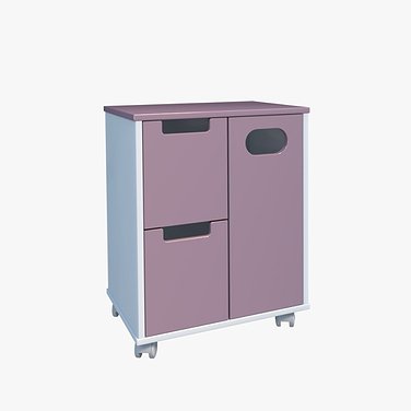 cabinet on wheels for the manicure table (TB-01)