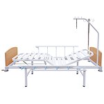 4-section bed with quick-release backrests