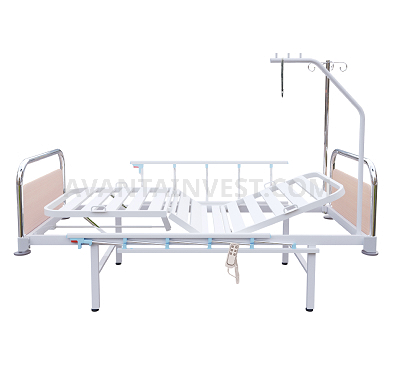4-section bed with quick-release backrests