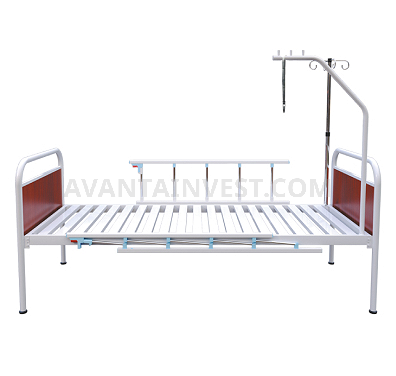 Single-section bed KM-1 with fixed backrests
