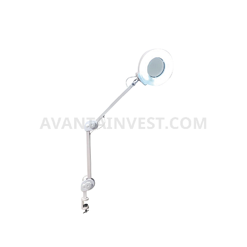 СН-2 Directional light lamp on bracket with magnifying glass