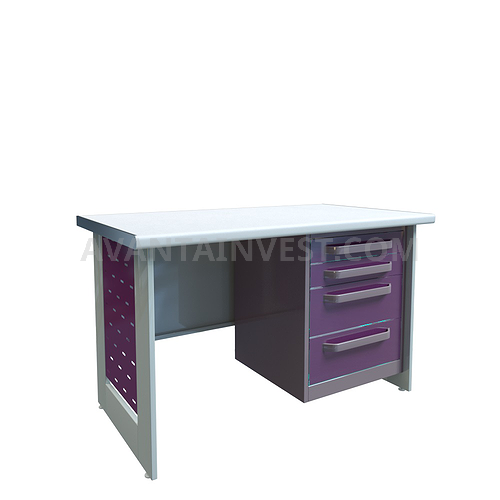 Doctor's table SK-1 (length 1400mm, the curbstone is not included in the price of the table)