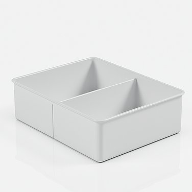 Medical insert plastic VG-1(2) in the middle drawer of the cabinet (for stationary and mobile doctor's tables) of the LUX series
