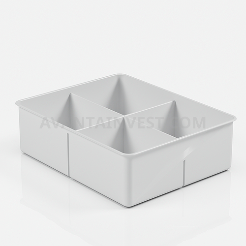 Medical insert plastic VG-1(4) in the middle drawer of the cabinet (for stationary and mobile doctor's tables) VIP series