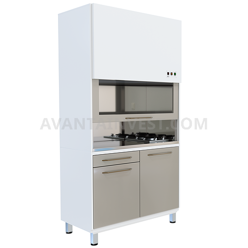 L-3H Lab cabinet with exhaust system and heating unit