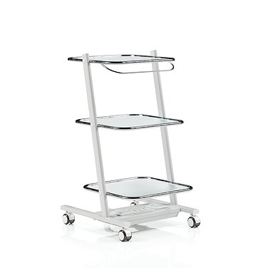 Rack cart T-08 with glass with sockets (collapsible)