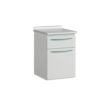 Medical cabinet P-12 with door, shelf and drawer