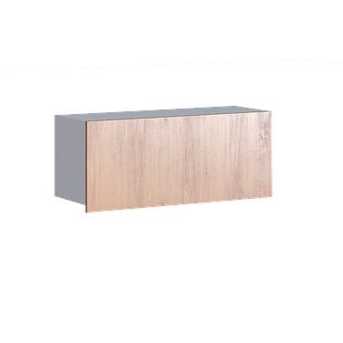Pendant cabinet LD-17 with bottom illuminated door, shelf