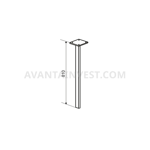 Supporting bearing for tabletop