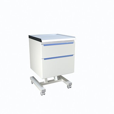 Doctor's mobile table A-012 with 2 drawers