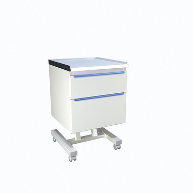 Doctor's mobile table A-012 with 2 drawers Doctor's mobile table A-012 with 2 drawers