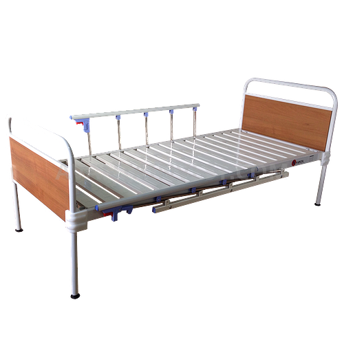 Single-section bed with fixed backs