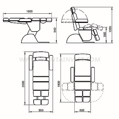 Pedicure chair (3 motors)