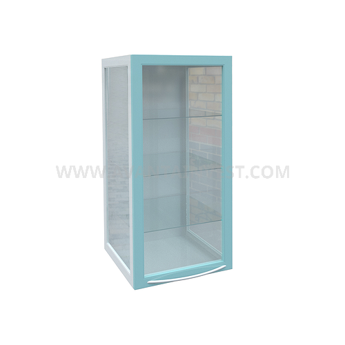 Glass locker with 3 shelves and inner highlighting (can be installed on any of stationary modules)