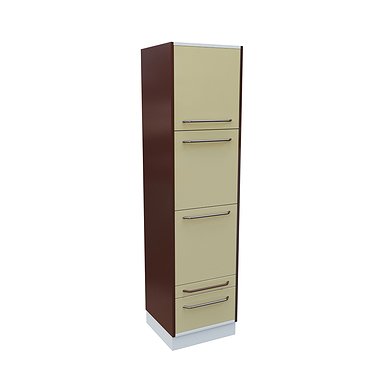 Locker SHK-4 with 2 drawers and 3 shelves Locker SHK-4 with 2 drawers and 3 shelves