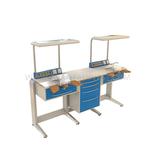 Dental technician desk BUDGET (modular system)