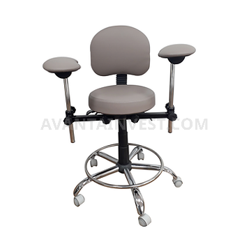 Chair for working with microscope