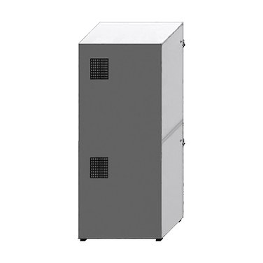 Медицинский шкаф Ш-3 шумоизоляционный на компрессор с 2 дверьми и вентилятором