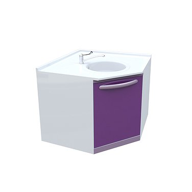 Corner module P-10M* с sink, standart faucet, wastebasket Corner module P-10M* с sink, standart faucet, wastebasket