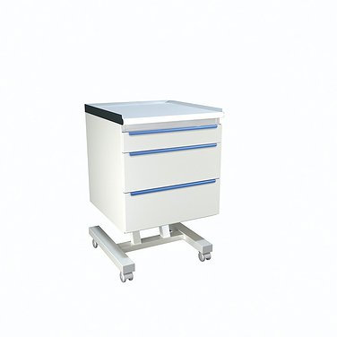 Doctor's mobile table A-013 with 3 drawers Doctor's mobile table A-013 with 3 drawers