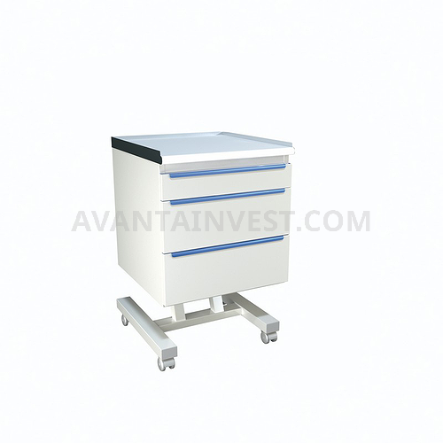 Doctor's mobile table A-013 with 3 drawers