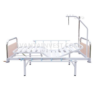 4-section bed with quick-release backrests