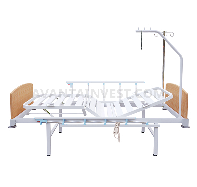 Кровать КМЭ-4 четырехсекционная с быстросъемными спинками