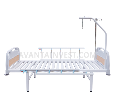 Single-section bed with quick-detachable backs