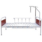 Single-section bed KM-1 with fixed backrests