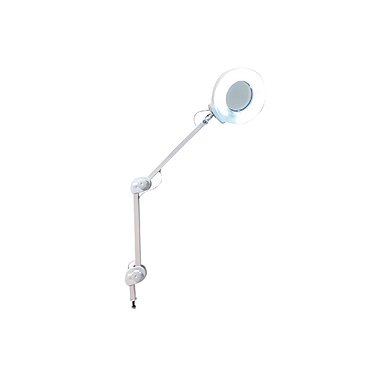 Медицинская лампа лупа с подсветкой и увеличительным стеклом на штыре