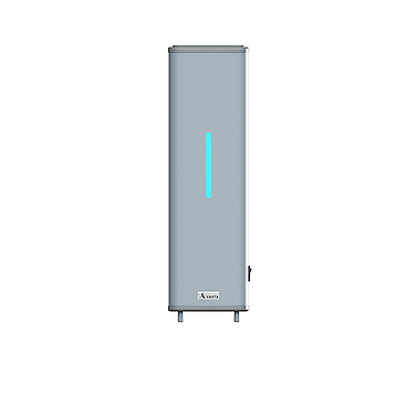 Desktop bactericidal air recirculator with 1 lamp and a service life sensor Desktop bactericidal air recirculator with 1 lamp and a service life sensor