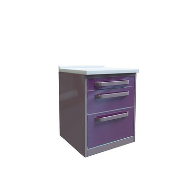 Module with 3 drawers