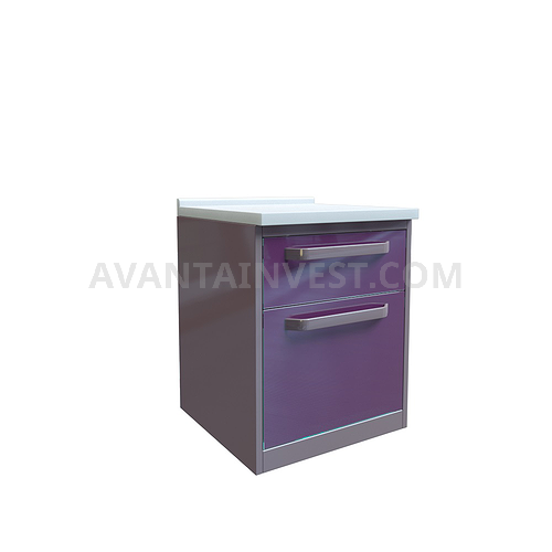 Module with drawer, door and shelf