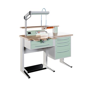 Dental technician table L – 1/2 DN №2