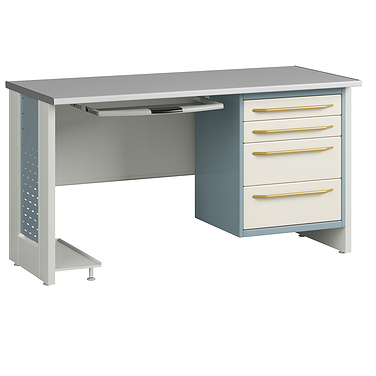 Doctor's table SK-1 (length 1400mm, the curbstone is not included in the price of the table)