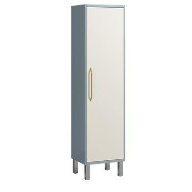 Cabinet with shelf and hanger bar Cabinet with shelf and hanger bar