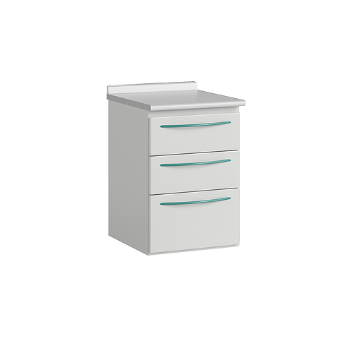 Medical cabinet with 3 drawers