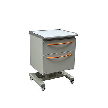 Doctor's mobile table with 2 drawers