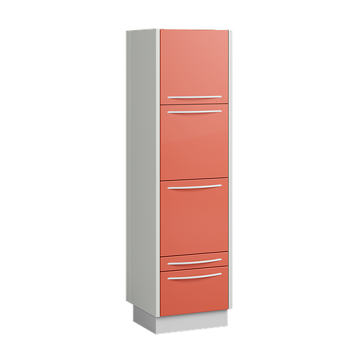 Wardrobe with 3 doors, 2 drawers and 3 shelves