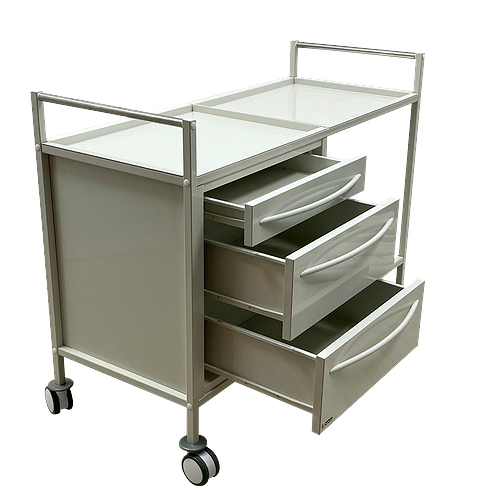 Тrolley with 2 shelves and 3 drawers
