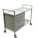 Тrolley with 2 shelves and 3 drawers