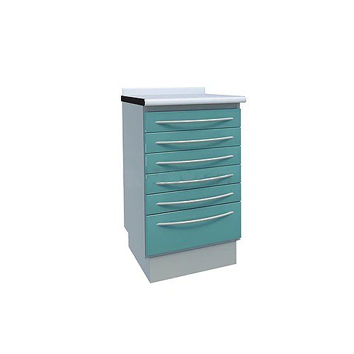 Medical cabinet with 6 drawers