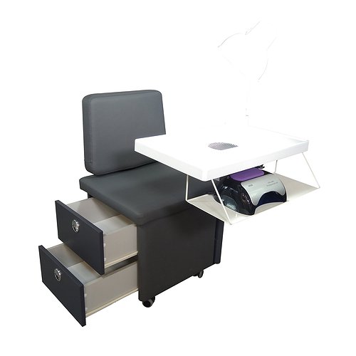 Bench for express manicure with an electric motor