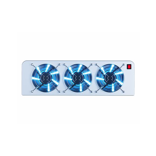 Medical air recirculator with 6 lamps