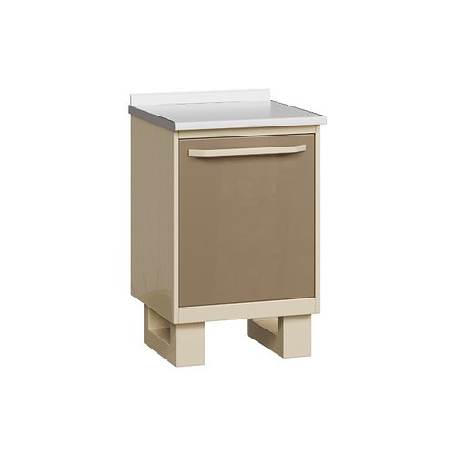 Module with door and shelf