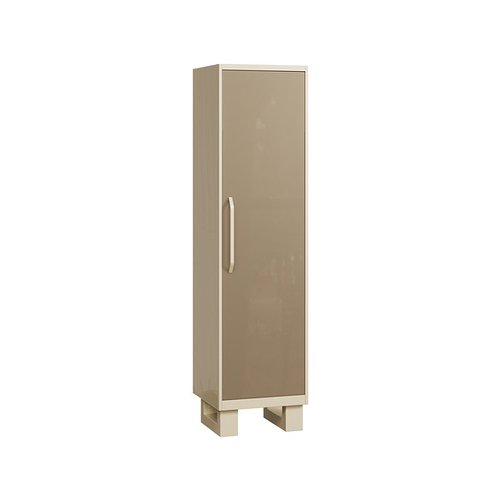 Cabinet with door and pull-out console (hanger bar)